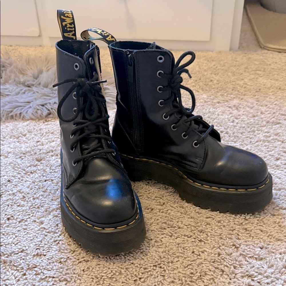 Dr. Martens Black Combat Boots